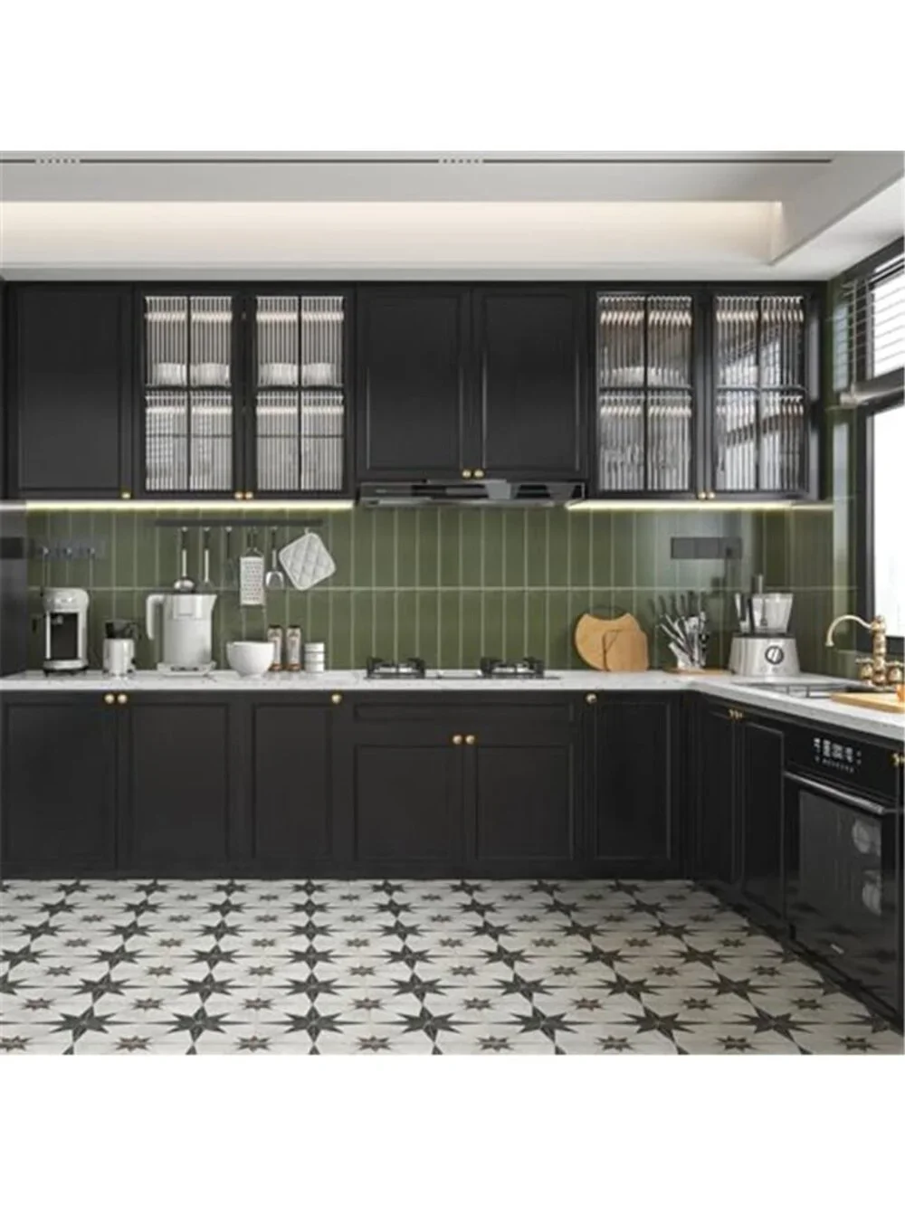 Black Wood Peel Stick Wallpaper Self Adhesive Contact Paper Cabinet Furniture